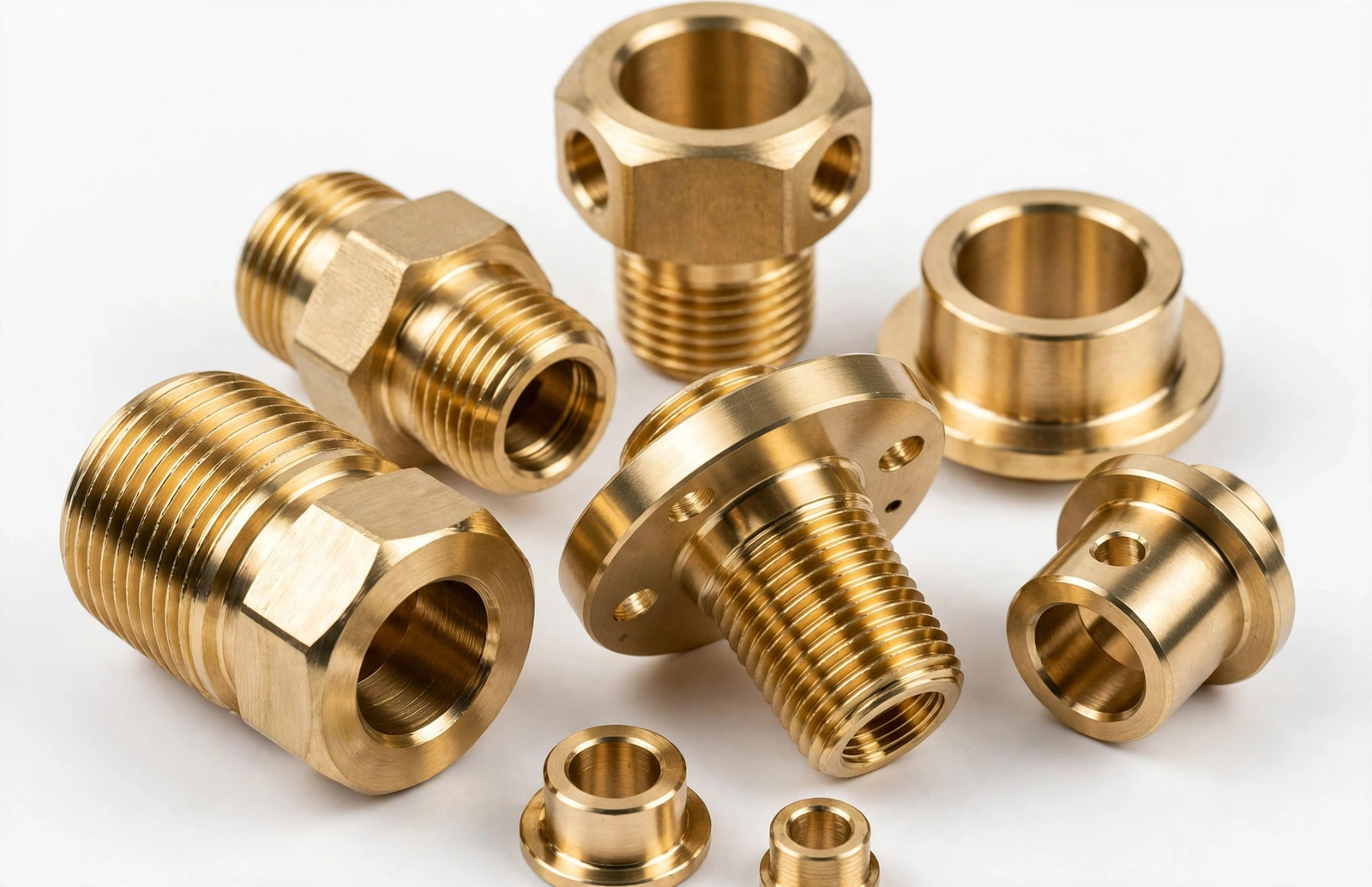 Brass turned components for automotive fuel systems and hardware