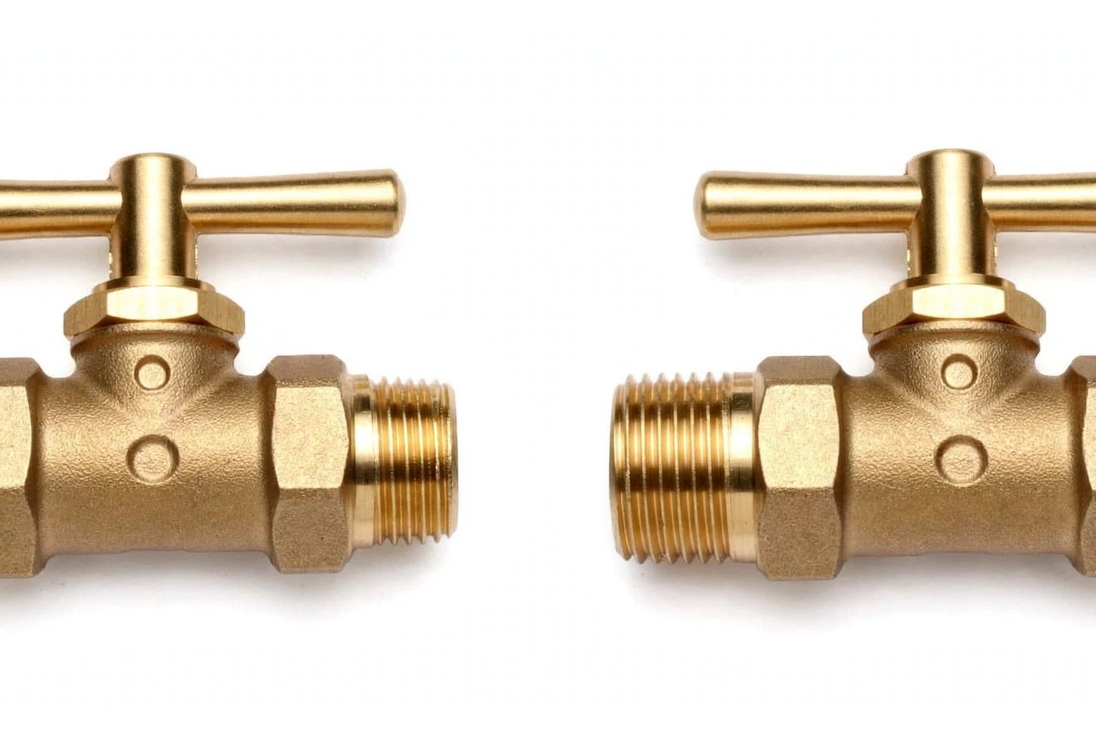 Brass gas cocks and needle control valves for gas stoves