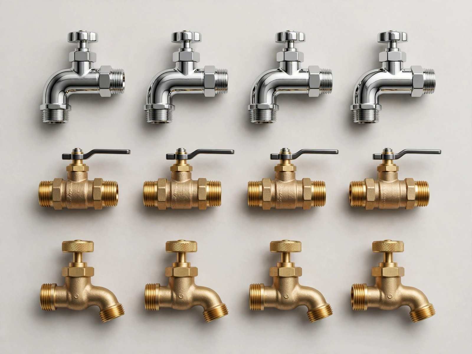Brass sanitary fittings — angle valves, ball valves, bib cocks exported from Jamnagar, India